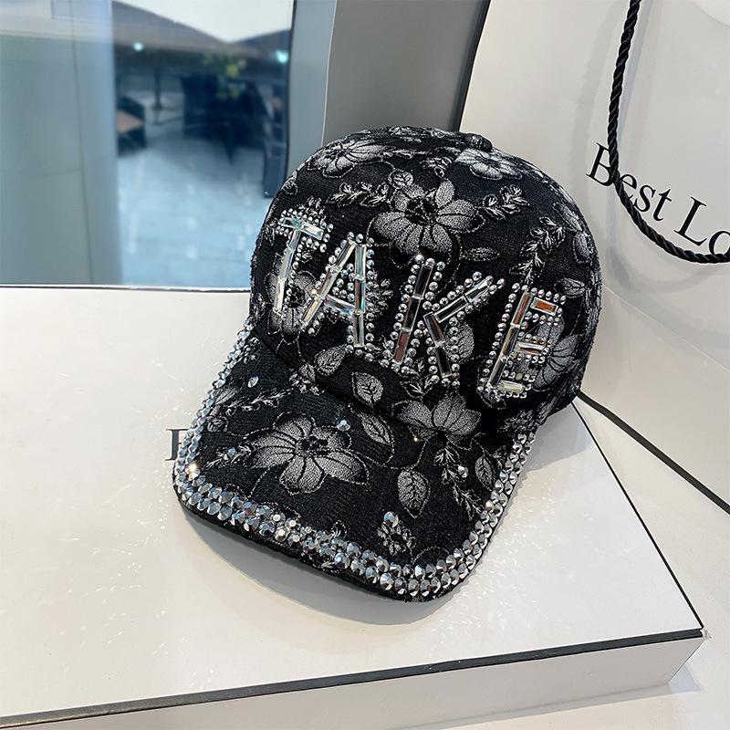 Embellished  Baseball Cap - Stylish Street Style Trucker Cap For Sun Protection - Adjustable, Breathable