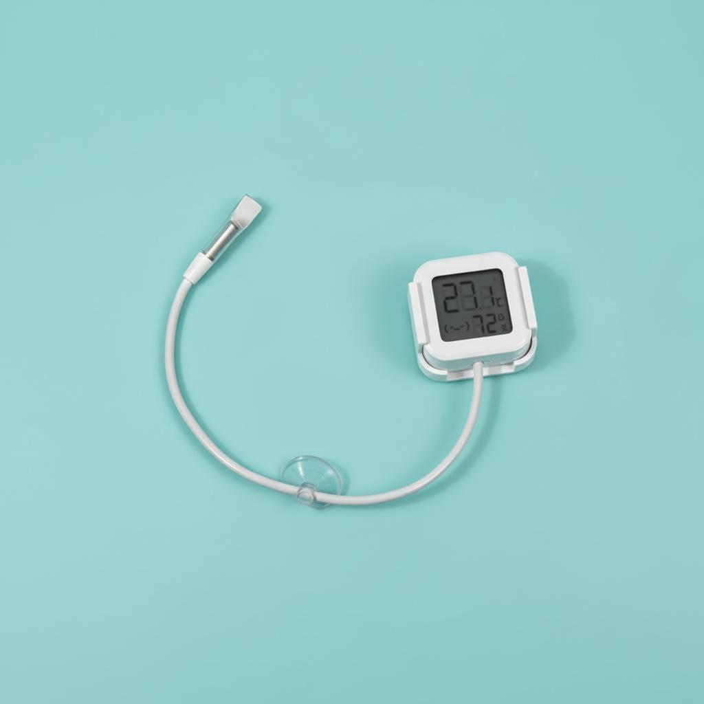 Aquatic Enclosure Thermometer with Measuring Device High Precise Measuring Device Smart Water Temperature Monitor Digital