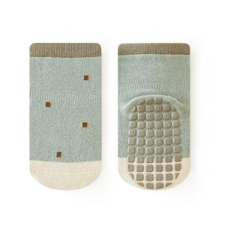 New Winter Autumn Anti Slip Baby Socks Cute Cartoon Animal Print Toddler Kids Floor Sock Rubber Soles Cotton Baby Boy Girl Socks