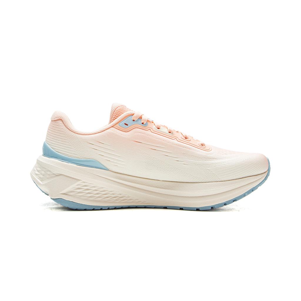 Li Ning MINE JUMP 3.0V2 Running Shoes Women's Low Top White Orange ARSV112-4