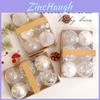Christmas Ornament Set With Painted Balls For Holiday Tree Decor