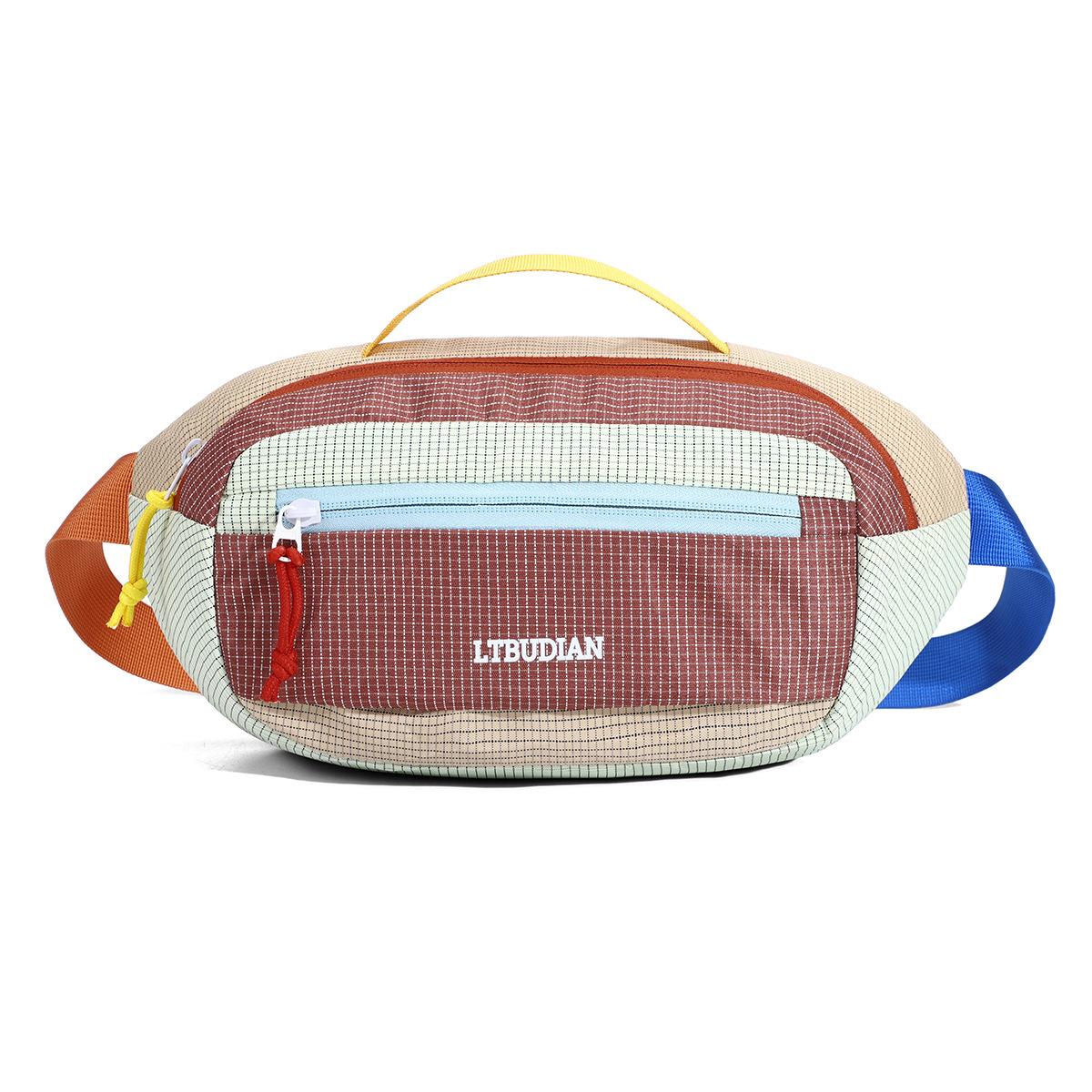 Fashionable Men s and Women s Hiking Backpack Outdoor Cross-body Bag красный