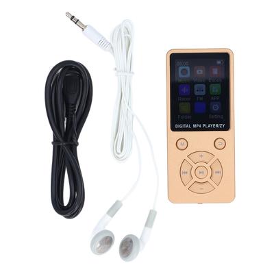 Reproductor MP3 MP4 de 64 GB con Bluetooth 5.0 Pantalla de 1.8 pulgadas Reproductor de música HiFi portátil con altavoz