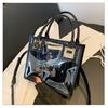 New Fashionable One-shoulder Crossbody Small Square Bag, Summer Transparent Women's Bag, Child and Mother Bag