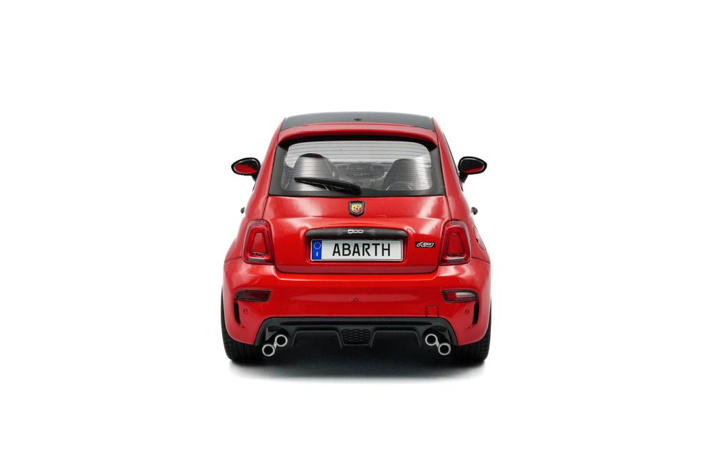 SOLIDO 1/18 Scale Fiat F595 Abarth 2022 (Red) Finished Product S1811305