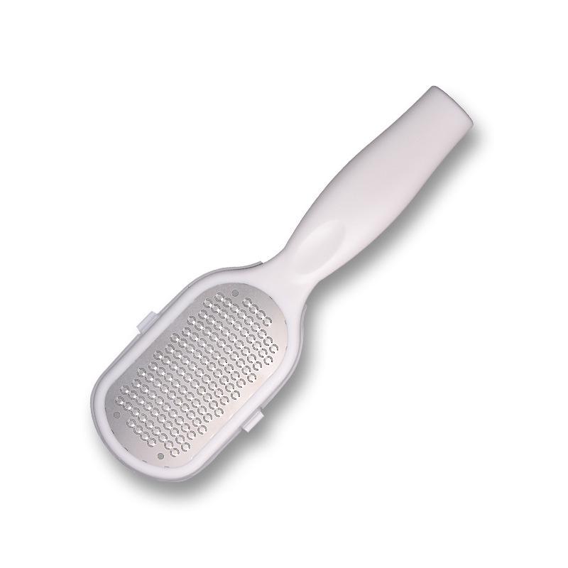 Stainless Steel Pedicure Foot File - Callus Remover & Dead Skin Brush