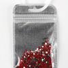 50 Pcs Diamond Art Beads Bags Clear Ziplock Storage Pouches Reusable Faux Diamond Storage Bags for DIY Diamond Art Gem Bead Organization
