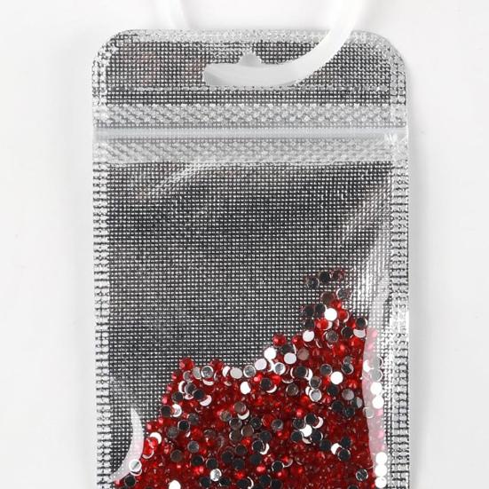 50 Pcs Diamond Art Beads Bags Clear Ziplock Storage Pouches Reusable Faux Diamond Storage Bags for DIY Diamond Art Gem Bead Organization