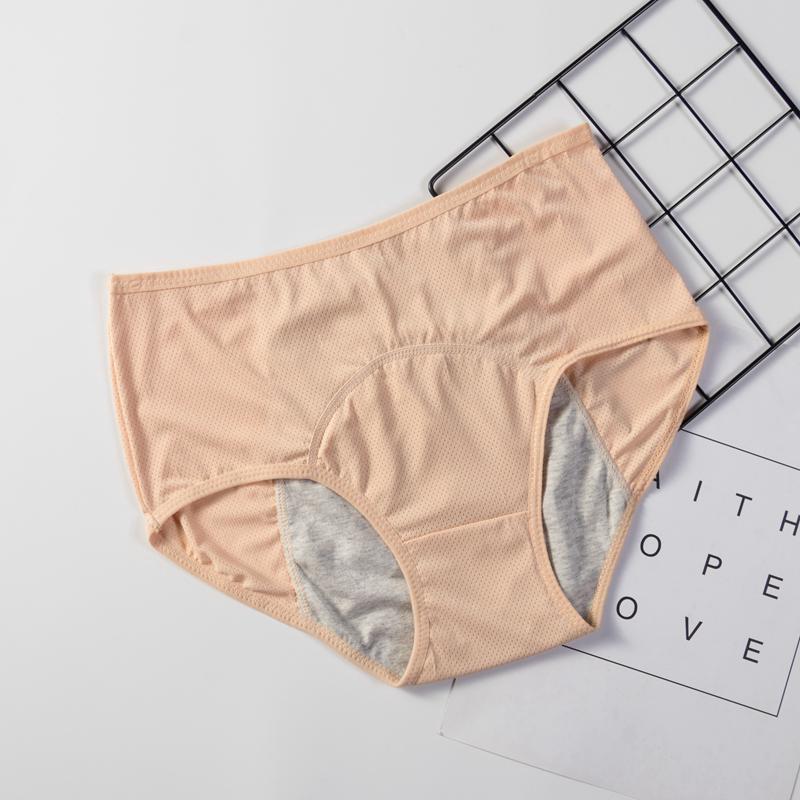 Leak Proof Menstrual Panties Women Period Underwear Sexy Pants Incontinence Underwear Briefs Plus Size Femme Underpants