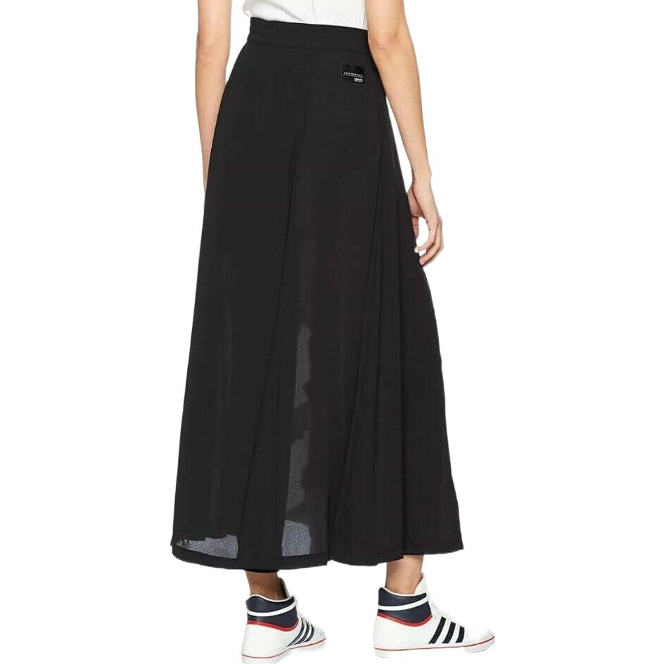 Damen Adidas Originals EQTLONGSKIRT Lässiger Langer Rock Damen Schwarz