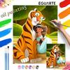 Jasmine and Rajah Oil Paint Digital Painting Art Kit Handmade DIY Painting Kit Home Decor