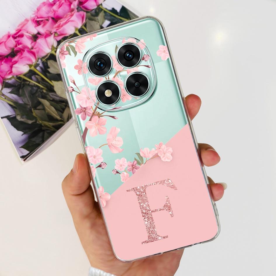 For Xiaomi Redmi Note 14 Pro 5G Case Fashion A Z Letters Soft Clear Silicone Back Cover For Redmi Note 14 Pro Plus Note14 Fundas