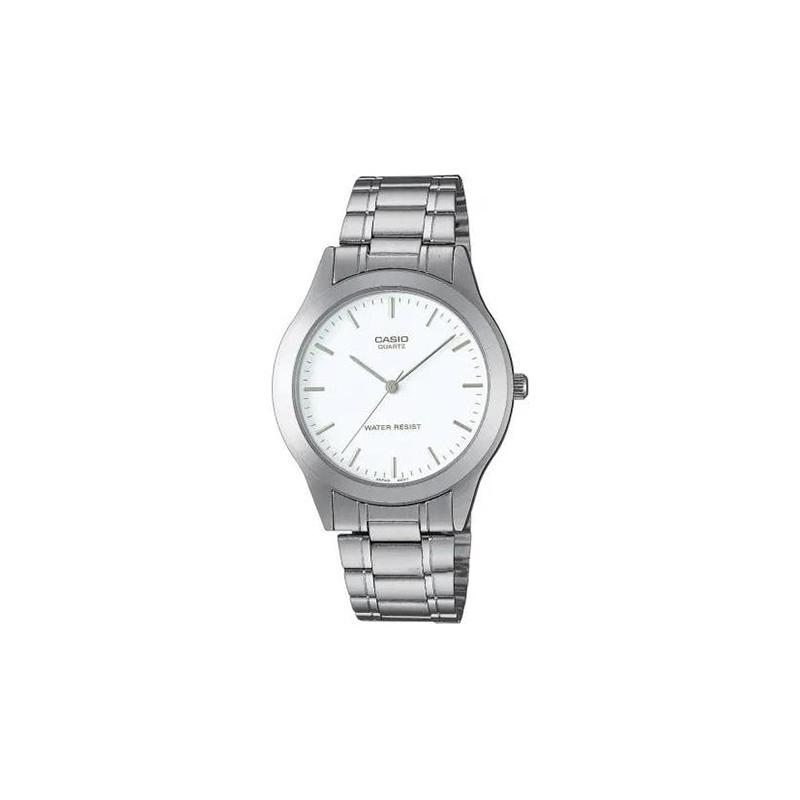 

Casio CASIOSTANDARD series life waterproof quartz movement stainless steel strap Japanese and Korean watch women s watch white dial MTP-1128A-7AEF белый