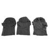 3pcs Elastic Bike Face Cover Breathable Cycling Face Cover Quick Dry Cycling Headgear UV Protection Black