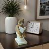 Decoración de Baño Interesante- Oso con Gafas Leyendo Decoración para Inodoro, Regalo Perfecto Para Fans y Dueños de Mascotas.