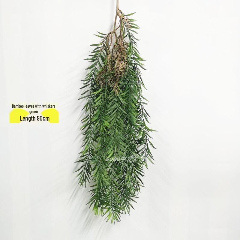 Artificial Spider Plant & Fern Hanging Decor - Trailing Green Vines for Wall & Ceiling