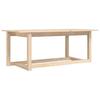 Coffee Table 110 X 55 X 45 Cm Solid Pine Wood