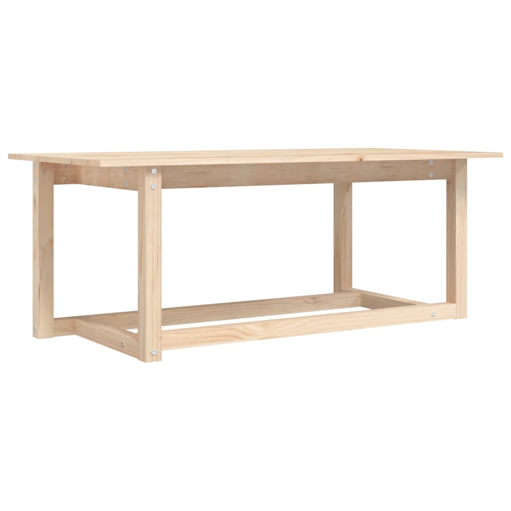 Coffee Table 110 X 55 X 45 Cm Solid Pine Wood