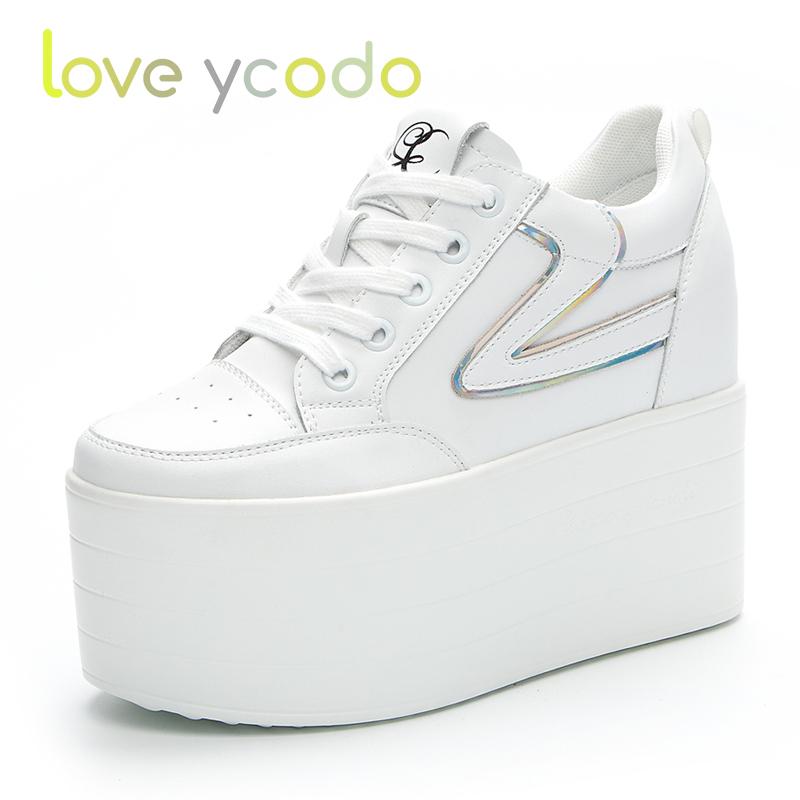 

Весенне-осенняя женская модная повседневная обувь из натуральной кожи на толстой подошве 37