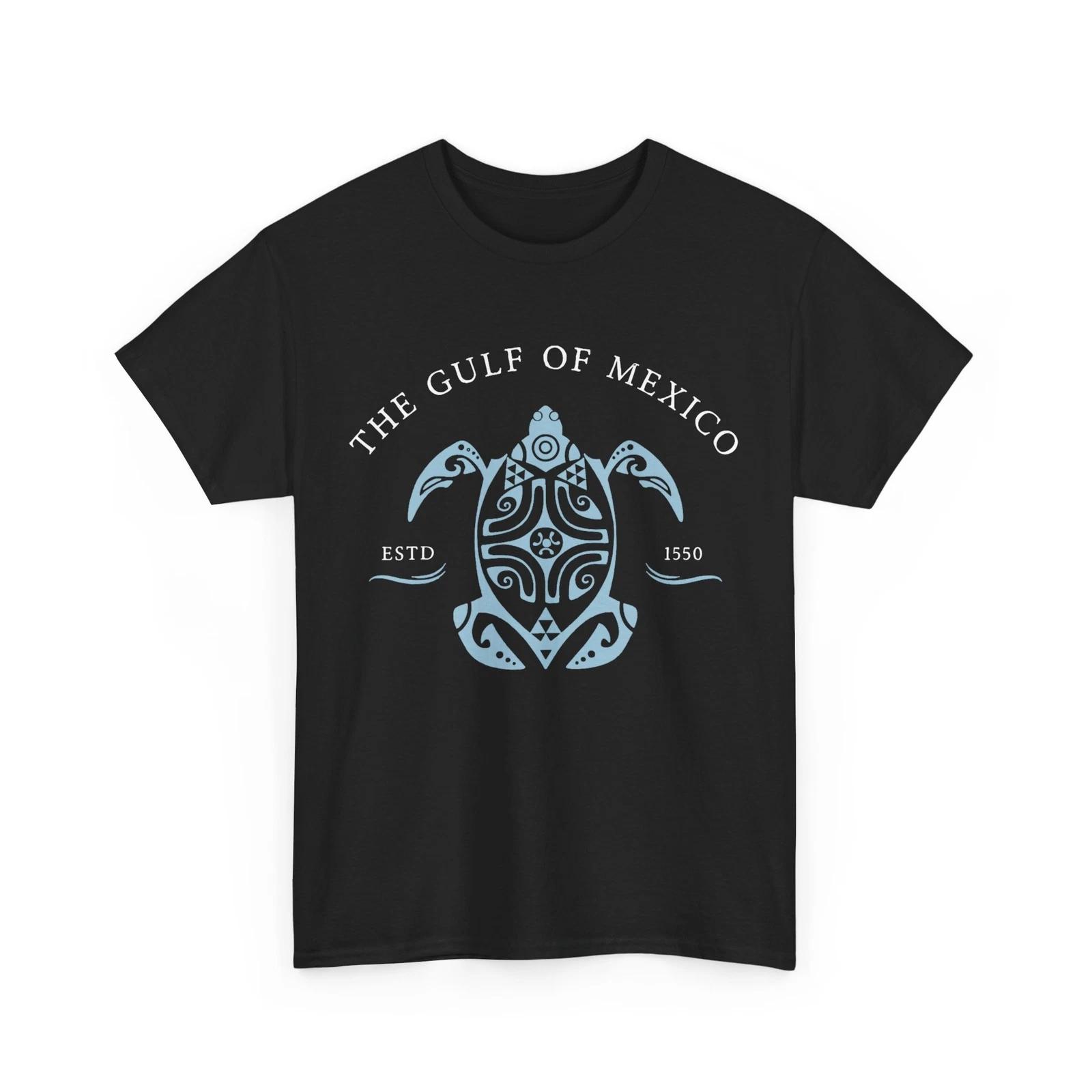 Gulf of Mexico T-shirt, Gulf of Mexico Turtle Women Men T-shirt L
