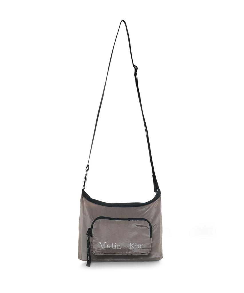Matin Kim Packable Cross Pocket Bag In Gray