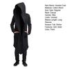 Männer Herbst Winter Windjacke Mode Hoodie Einfarbig Langarm Kalt-proof Männliche Mit Kapuze Lange Mantel
