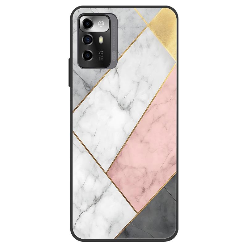 Etui na ZTE Blade A72 5G Marmurkowe Silikonowe Miękkie Odporne na Wstrząsy TPU Tylna Pokrywa dla ZTE A72 5G A 72 Etui 7540N Funda Shockproof Coque