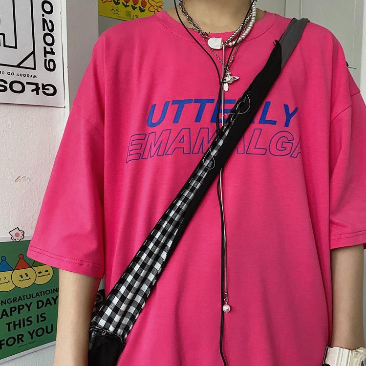 Fashion T-shirt women's summer new trend ins student top Korean loose short-sleeved women's clothing