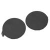1 Pair Front Bumper Tow Hook Cover Cap 53285 0R060 Left Right Black Fit For RAV4 2013 to 2015
