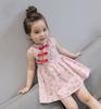 Kids Girls Chinese Style Cute Flower Print Dress Vintage Cheongsam Dresses Qipao Baby Clothes