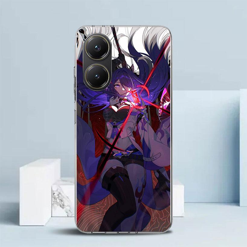 Honkai Star Rail Acheron Soft Cover for Xiaomi Poco F7 Ultra X7 X6 X5 Pro M7 Phone Case Redmi 15 15C 13 13C 12 12C 10 10C Print