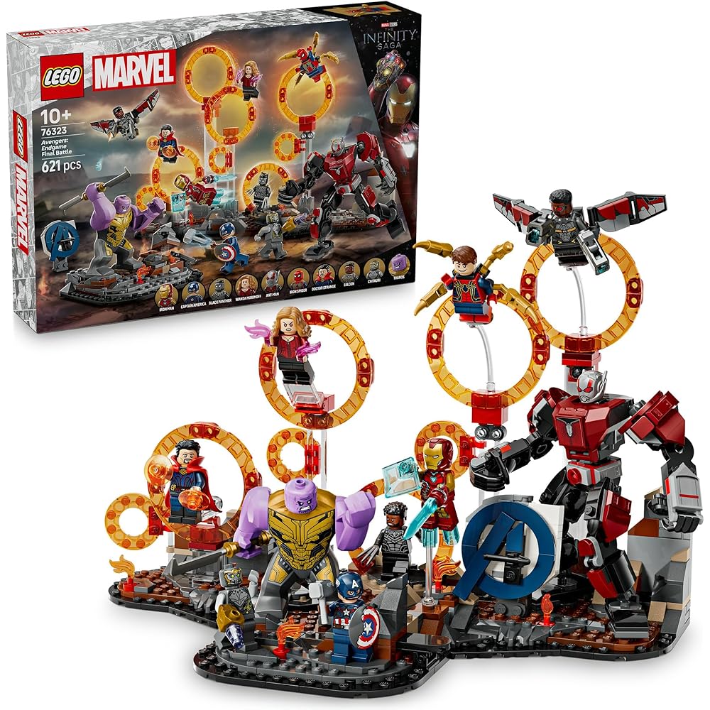 

LEGO Marvel Avengers Endgame Final Battle Building Set 76323 for Kids 10-12 Years
