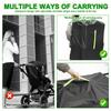 Stroller Bag for Airplane Waterproof Oxford Cloth Stroller Travel Bag with Adjustable Shoulder Strap Practical Travel