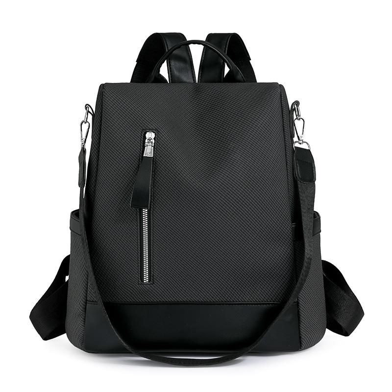 

A Lightweight Backpack for Women, A Casual Large-capacity Commuting Travel Bag чёрный