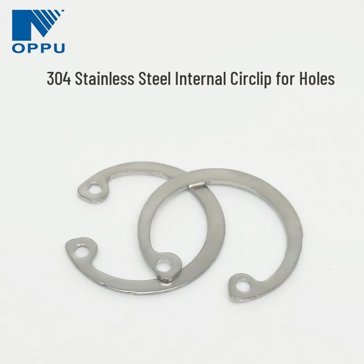 304 Stainless Steel Internal Snap Ring for Holes - Precision Retaining Spring Clip