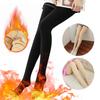High Waist Winter Velvet Leggings Solid Color Thermal Leggings Fleece Lined Leggings  Autumn Winter