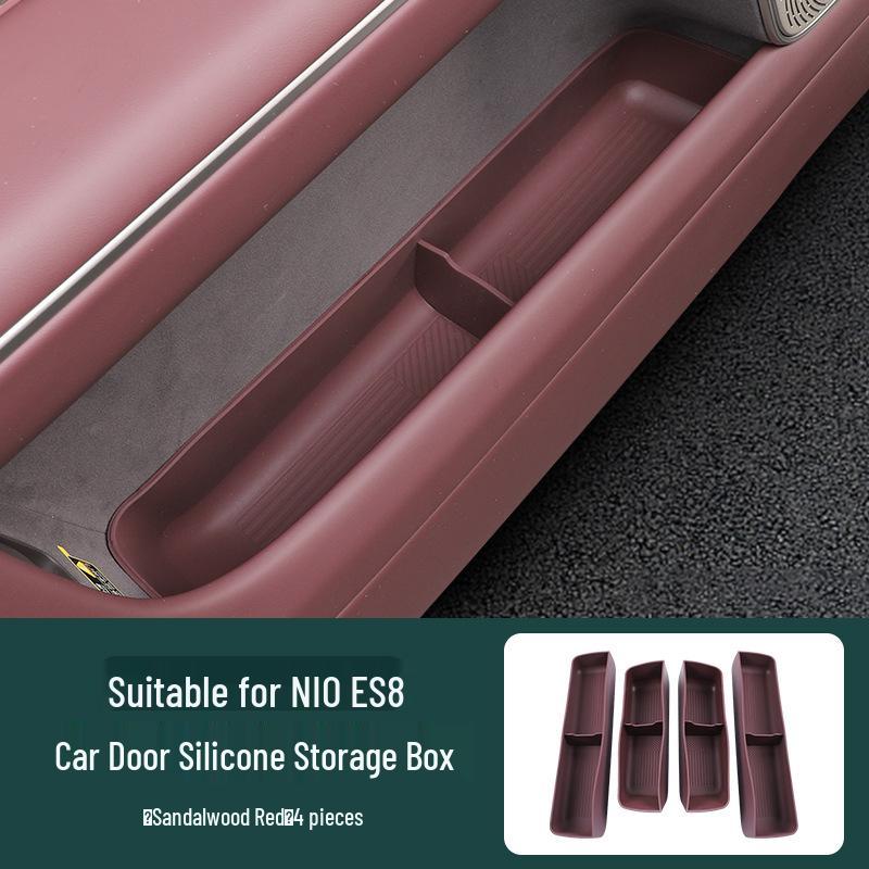 Compatible Silicone Storage Mat Organizer for 26 Nio ES8 Car Door Models