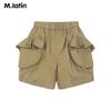 M.Latin Girls' Ruffle Pocket Bloomer Shorts