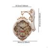 Double Sided Wall Clock Non Ticking Hanging Timekeeper for Home Decor
