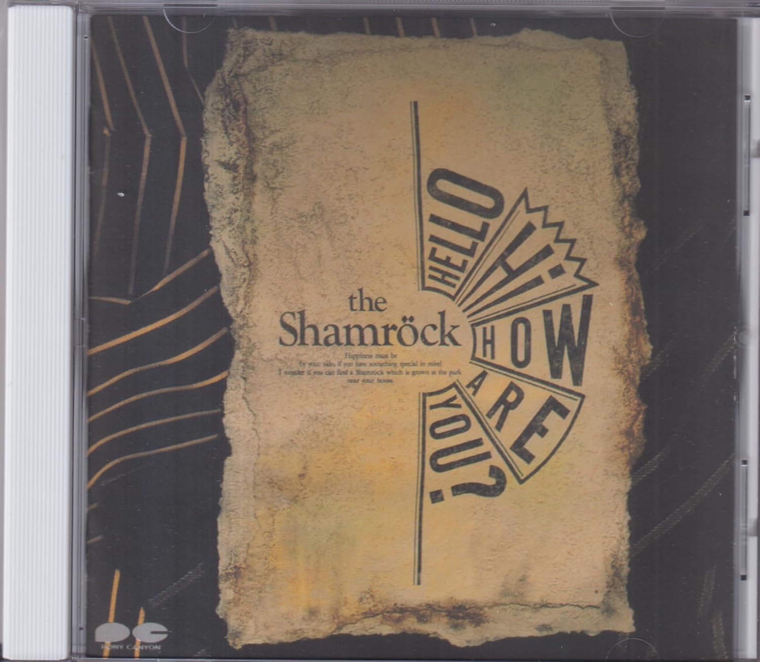 

CD SHAMROCK - Hello,Hi,How Are You Japan ObiJapanese Pop/Rock Used