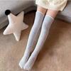 Winter Warm Coral Fleece Over-knee High Socks for Women Plush Home Sleep Floor Long Socking Jk Solid Soft Thigh High Fun Sock