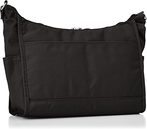 Anello Grande CABIN GTM0172Z Shoulder Bag, A5 Size, Lightweight, Water-Repellent, and with Multiple Storage Spaces, Dark Black