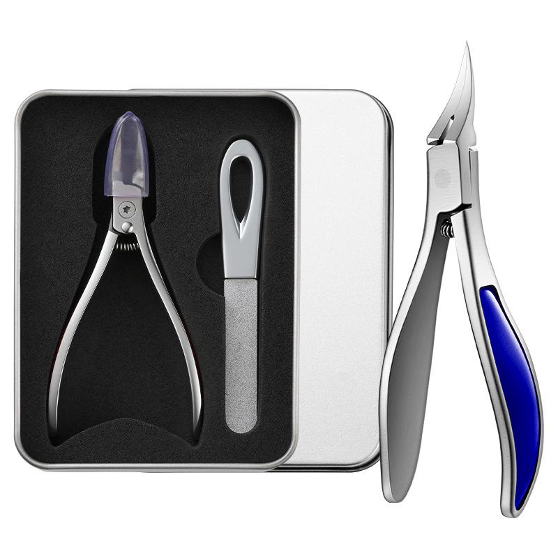 Eagle Beak Stainless Steel Cuticle Nipper and Toenail Clipper - Super Sharp Beveled Edge