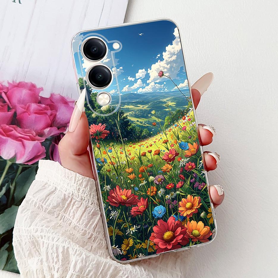 For Vivo Y04 4G Case V2430 Cute Cat White Lion King Painted Cover Soft Slim Phone Case For Vivo Y29s Y 29 s VivoY04 Fundas Coque