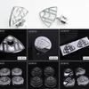 Car Wheel Cap Steering Emblem Shell Sticker Chrome Emblem For Maybach Hood Lay Stand Logo S500 S600 V12 Side Fender Trunk Badge1 Pi2