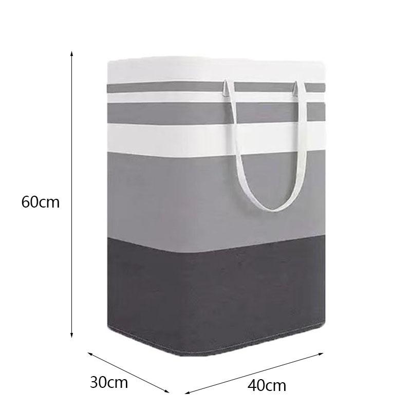 75L Laundry Basket with Handles Foldable Large Capacity Dirty Clothes Hamper Storage Basket for Home Dorm Hotels 40*30*60cm