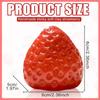 Taba Squishies Strawberry Fruit Squeeze Toys Kawaii Sticky Stress Fidget Toy Gift Perfect Desk Accessory for Kids Adults