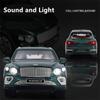 1/24 Bentley Bentayga SUV Alloy Luxy Car Model Diecast Metal Toy Vehicles Car Model Simulation Sound and Light Collection Gift