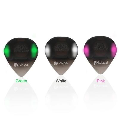 Púas de guitarra con luz LED de alta sensibilidad, púas de guitarra para bajo eléctrico, 1 unidad
