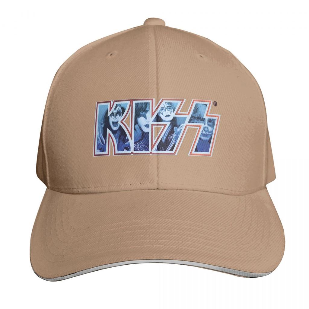 Kiss Logo Band Cap Fashion Casual Baseball Caps Adjustable Hat Hip Hop Summer Unisex Baseball Hats